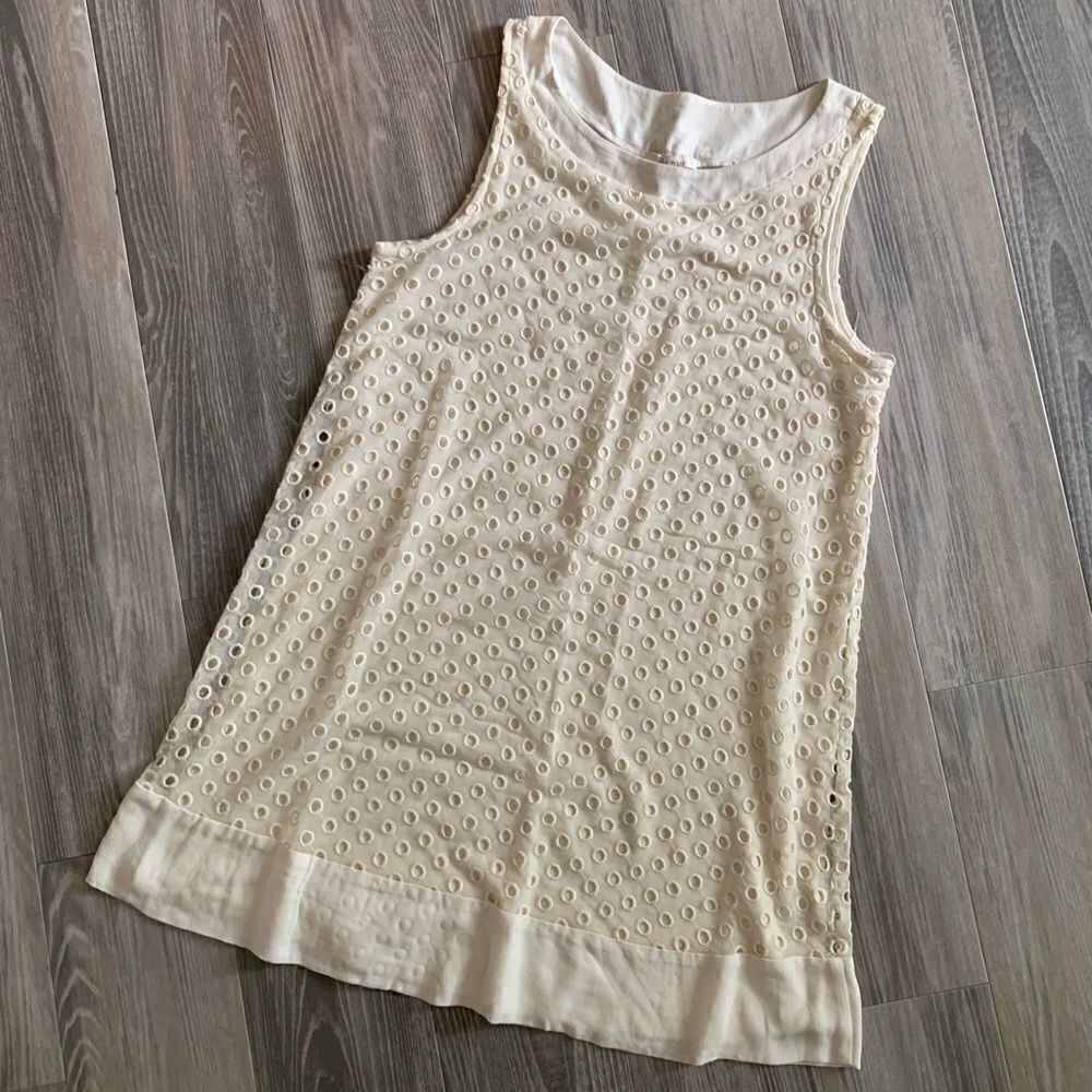 Cream colored ela moss dress size M